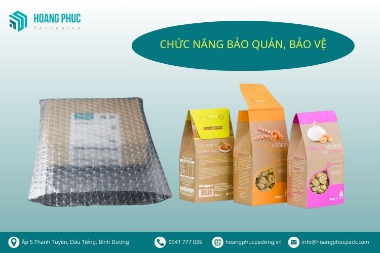 Chức năng bảo vệ, bảo quản của bao bì sản phẩm