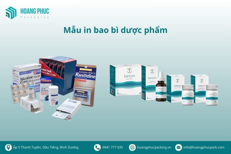 Mẫu in bao bì dược phẩm