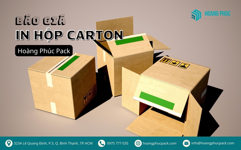 Báo giá in hộp carton Hoàng Phúc Pack