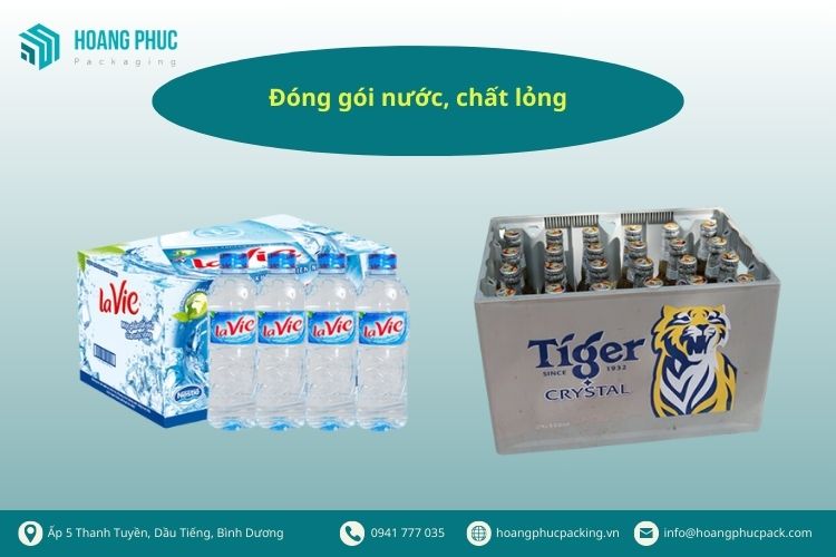 Đóng gói nước, chất lỏng