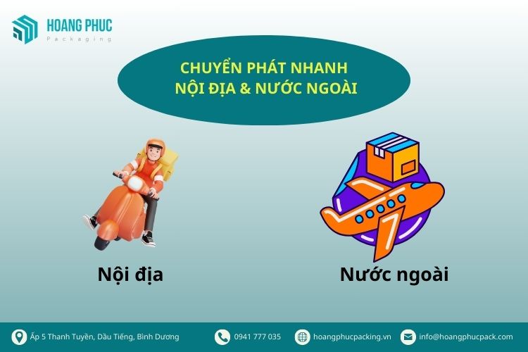 Chuyể phát nhanh nội địa và nước ngoài