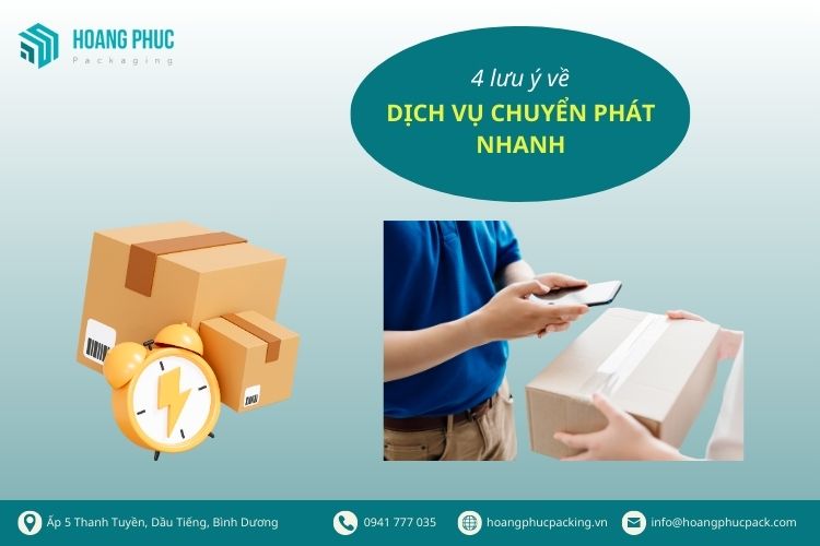 4 lưu ý về dịch vụ chuyển phát nhanh