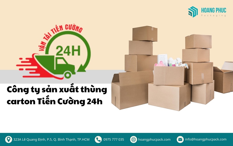 Công ty sản xuất thùng carton Tiến Cường 24h