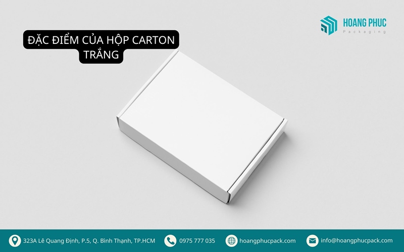 Đặc điểm của hộp carton trắng