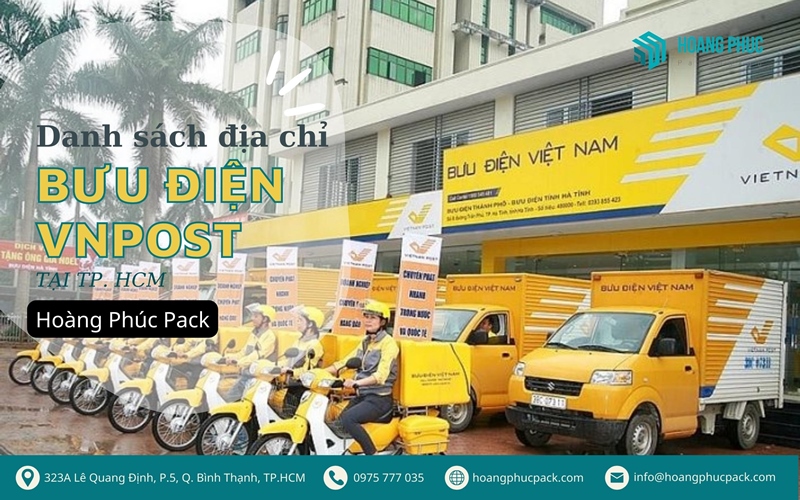 Danh sách địa chỉ bưu điện VNPOST tại TP.HCM