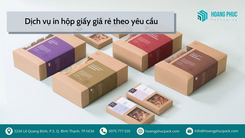 Dịch vụ in hộp giấy giá rẻ theo yêu cầu