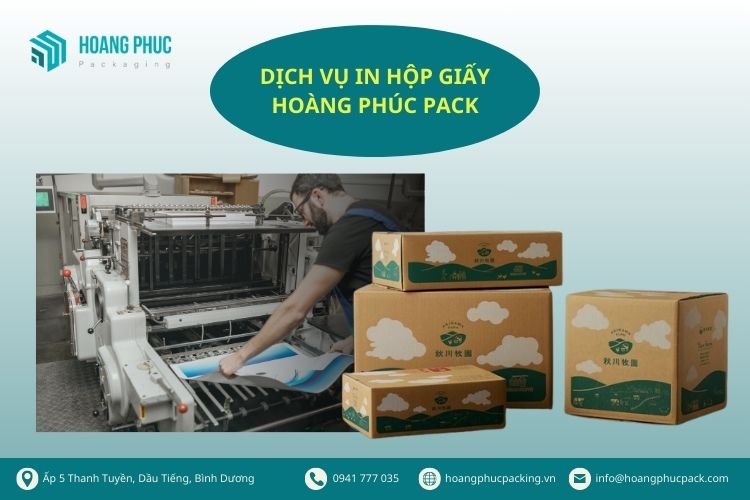 Dịch vụ in hộp giấy Hoàng Phúc Pack