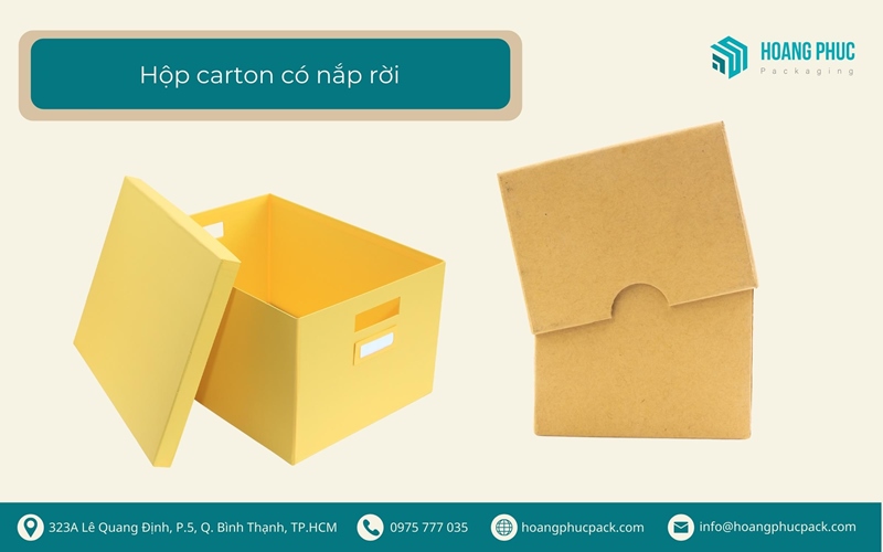 Hộp carton có nắp rời (hộp âm dương)