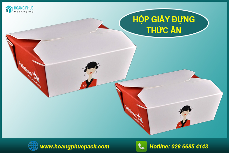 Hộp giấy đựng thức ăn