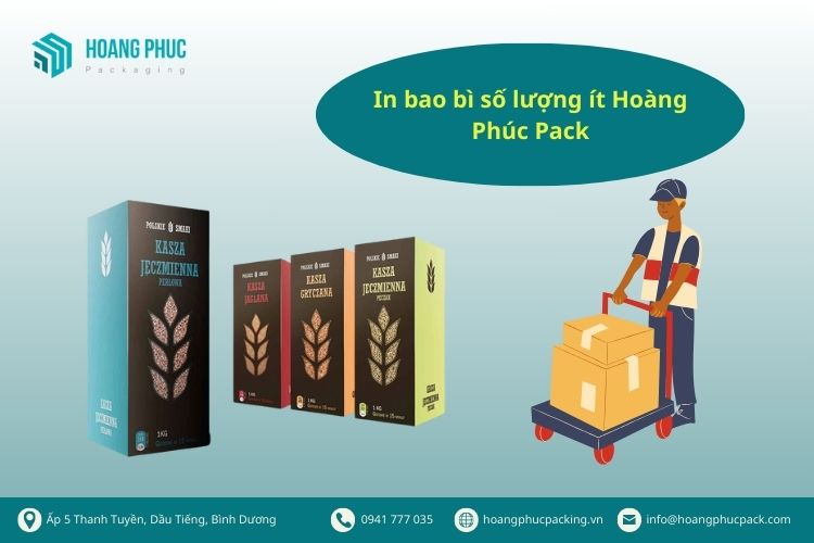 In bao bì số lượng ít giá rẻ Hoàng Phúc Pack