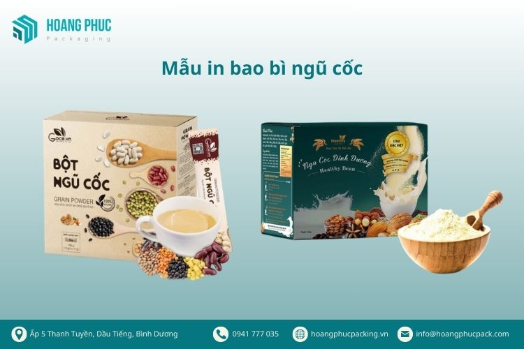 bao bì hộp ngũ cốc