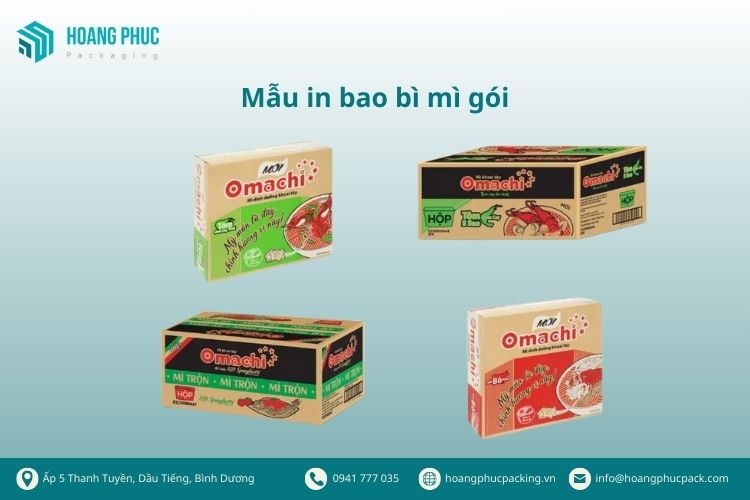 Mẫu hộp đựng mì gói đẹp, đa dạng