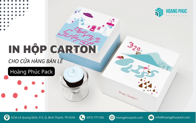 In hộp carton cho cửa hàng bán lẻ