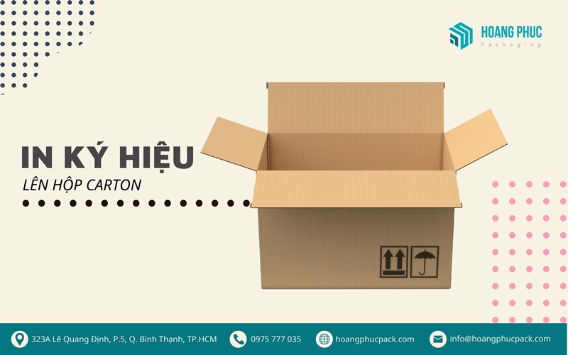 In ký hiệu lên hộp carton