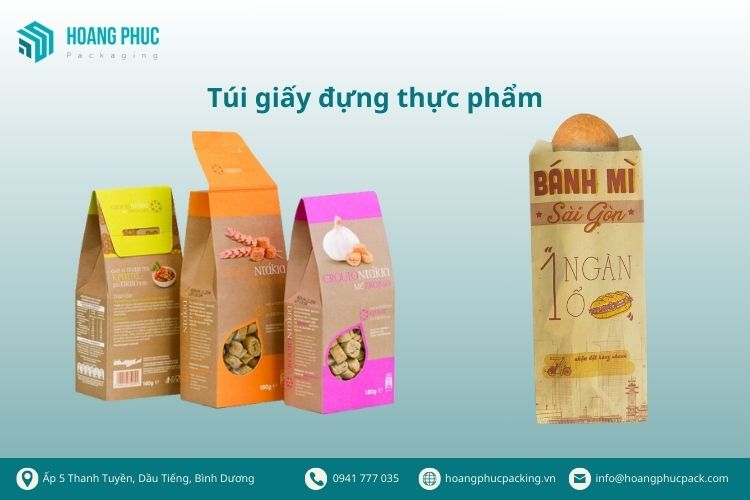 Túi giấy đựng thực phẩm, bánh mì