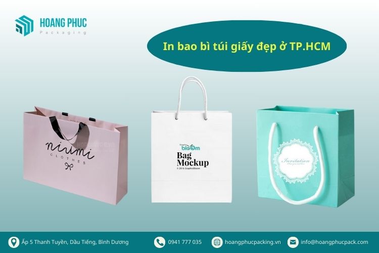 In bao bì túi giấy đẹp, giá rẻ ở TP.HCM