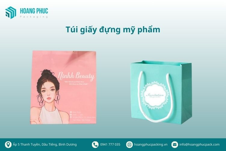 Túi giấy đựng mỹ phẩm