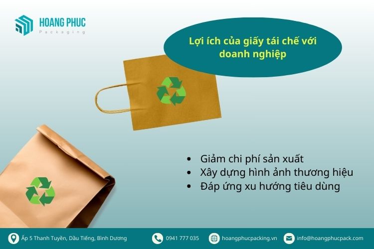 Lợi ích của giấy tái chế với doanh nghiệp