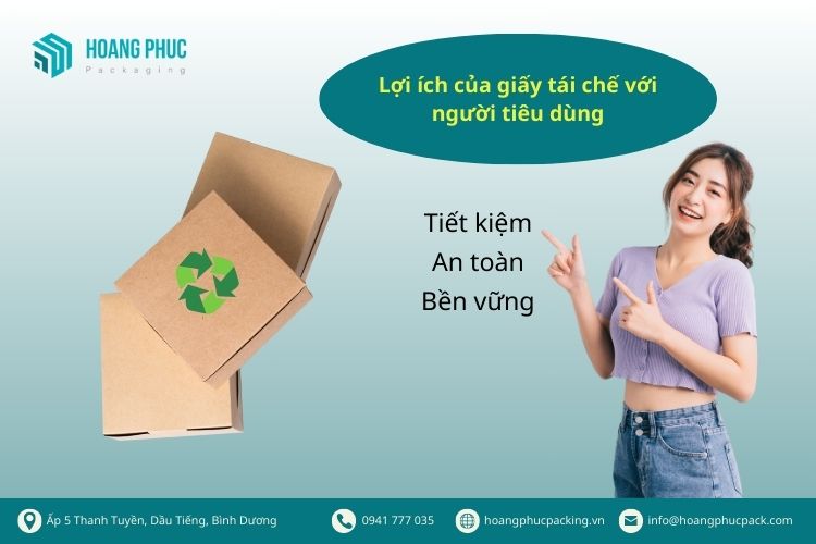 Lợi ích của giấy tái chế với người tiêu dùng