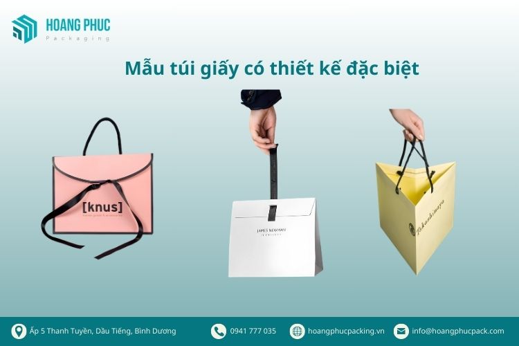 Mẫu túi giấy có thiết kế đặc biệt