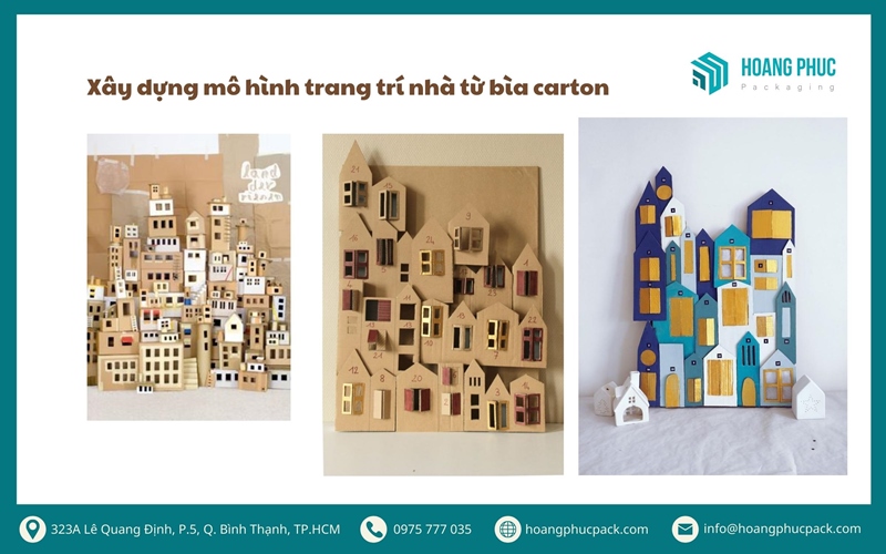 Mô hình nhà ở tuyệt đẹp từ bìa carton