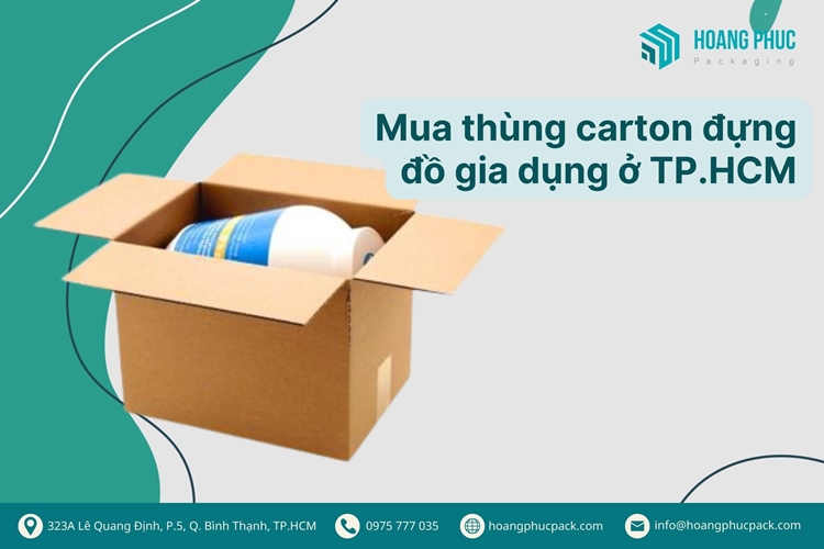 Mua thùng carton đựng đồ gia dụng ở TP.HCM