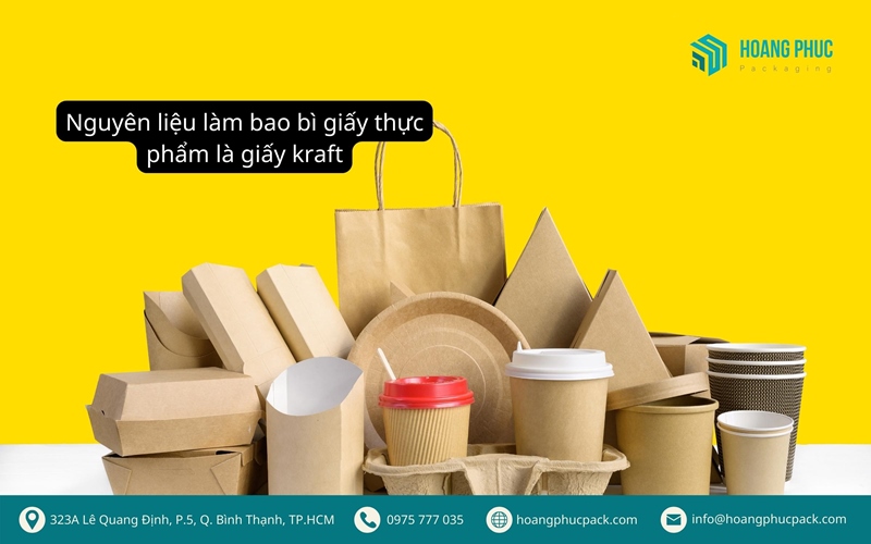 Nguyên liệu làm bao bì giấy thực phẩm