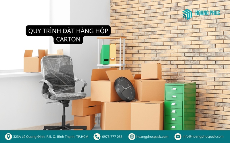 Quy trình đặt hàng hộp carton