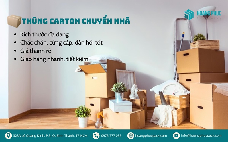 thùng carton chuyển nhà giá rẻ giao hàng tận nhà tại TPHCM