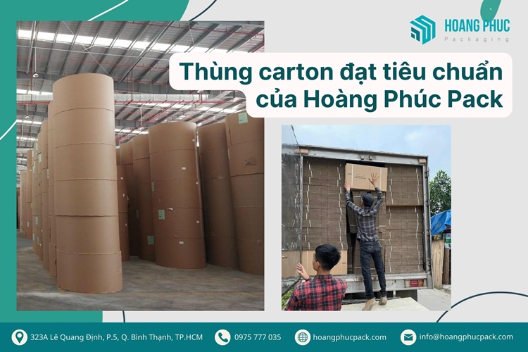 Mua thùng carton đạt chuẩn tại Hoàng Phúc Pack