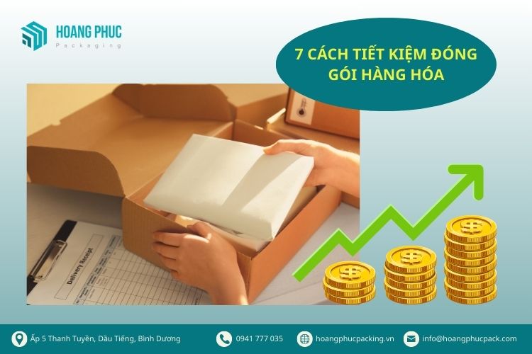 7 cách tiết kiệm đóng gói hàng hóa