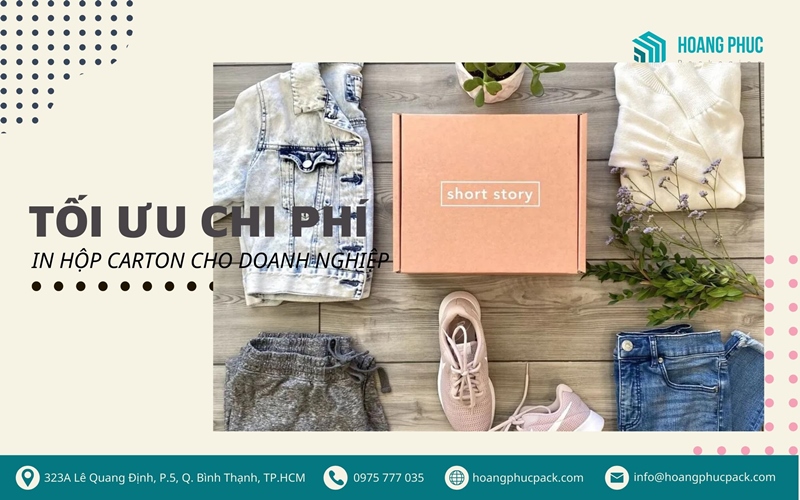 Tối ưu chi phí in hộp carton cho doanh nghiệp