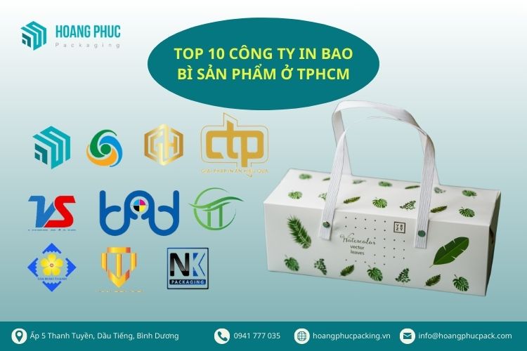 Top 10 công ty in bao bì sản phẩm ở TP.HCM