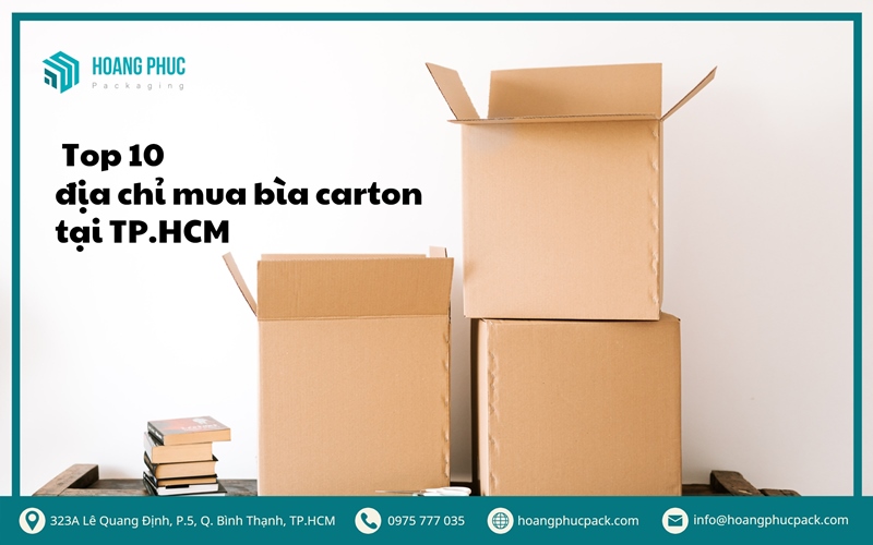 Top 10 địa chỉ mua bìa carton tại TP.HCM