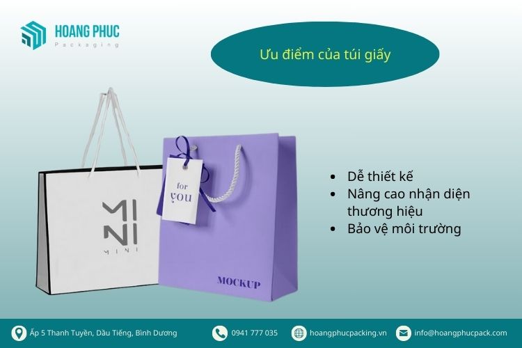 Ưu điểm của túi giấy