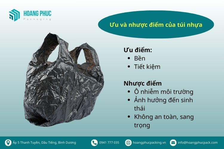 Ưu và nhược điểm của túi nhựa (túi nilon)