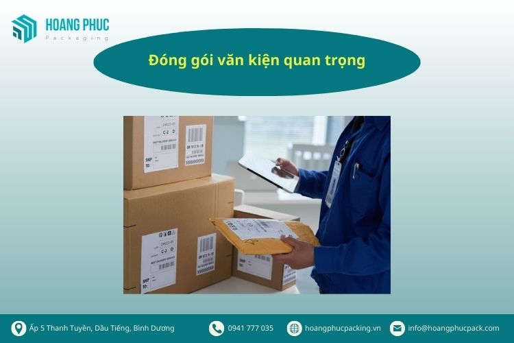 Đóng gói văn kiện quan trọng