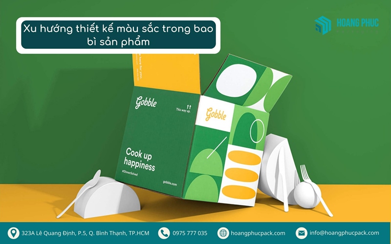 Xu hướng thiết kế màu sắc trong bao bì sản phẩm