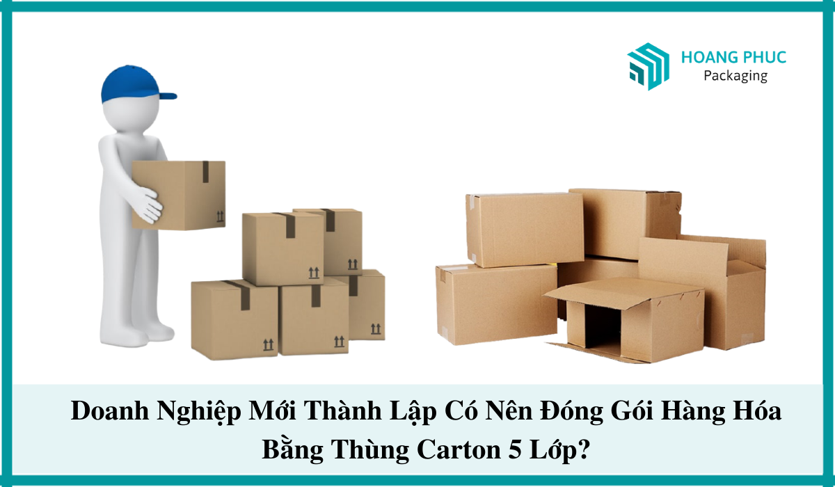 Doanh Nghiệp Mới Thành Lập Có Nên Đóng Gói Hàng Hóa Bằng Thùng Carton 5 Lớp?