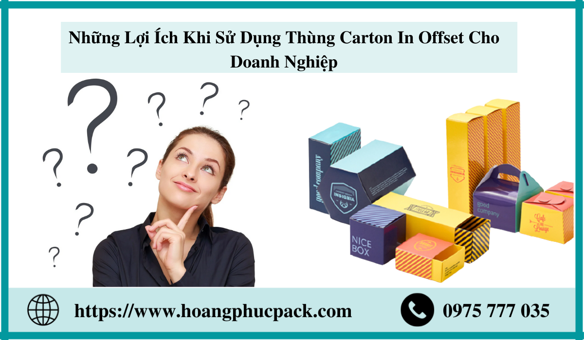 Những Lợi Ích Khi Sử Dụng Thùng Carton In Offset Cho Doanh Nghiệp