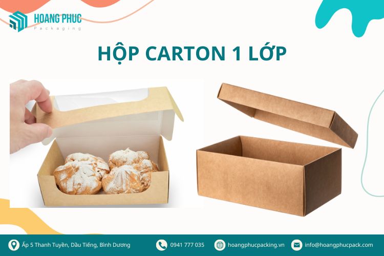 Tìm hiểu về hộp carton 1 lớp. Ứng dụng và cách sử dụng