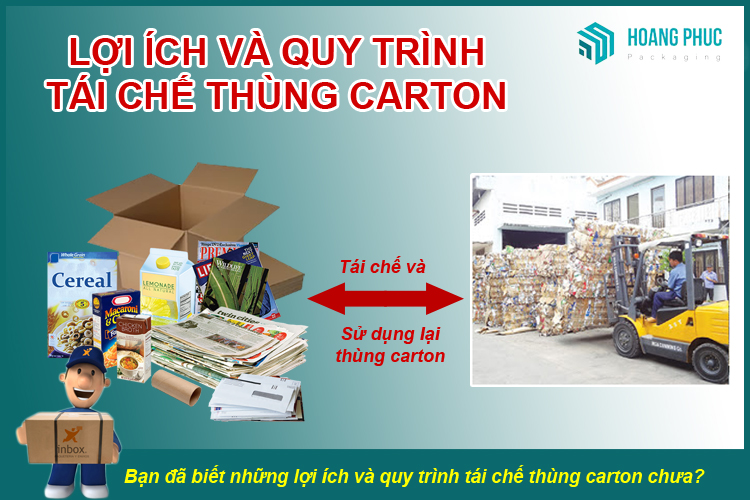 Quy trình tái chế thùng carton