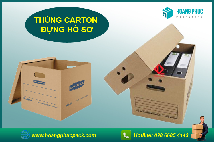 Thùng carton đựng hồ sơ