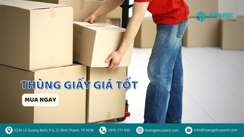 Mua thùng giấy giá tốt tại Hoàng Phúc Pack