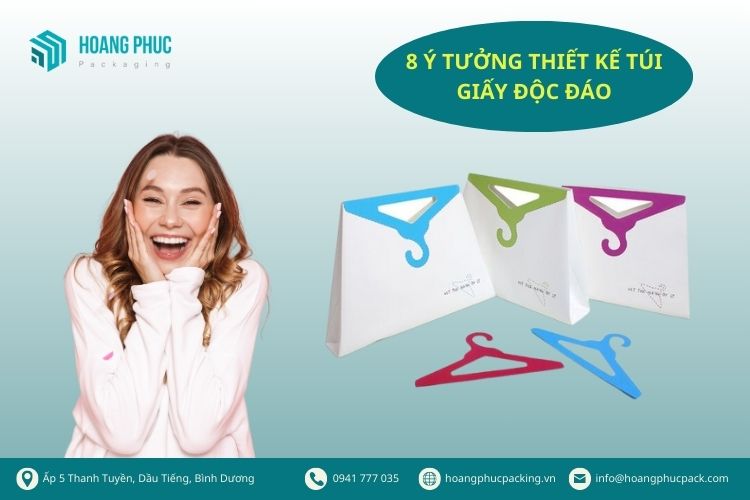 Ý tưởng thiết kế túi giấy độc đáo gây ấn tượng cho khách hàng