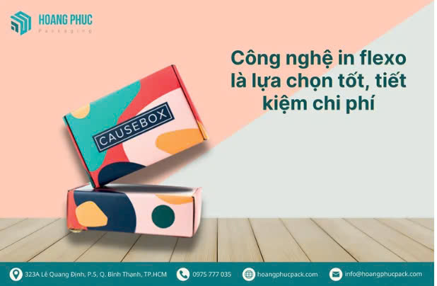 Công nghệ in Flexo thùng carton: Tổng quan và Ứng dụng