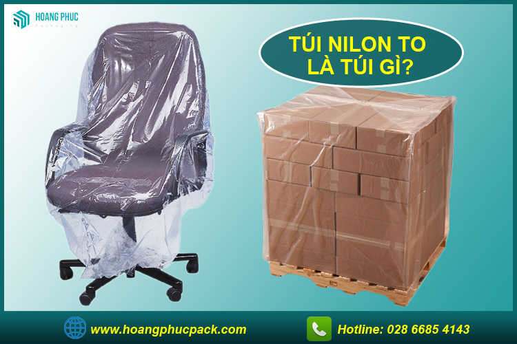 Túi nilon to có kích thước từ 0,5m, 1,8m, 2,0m - Bao bì Phú Thành